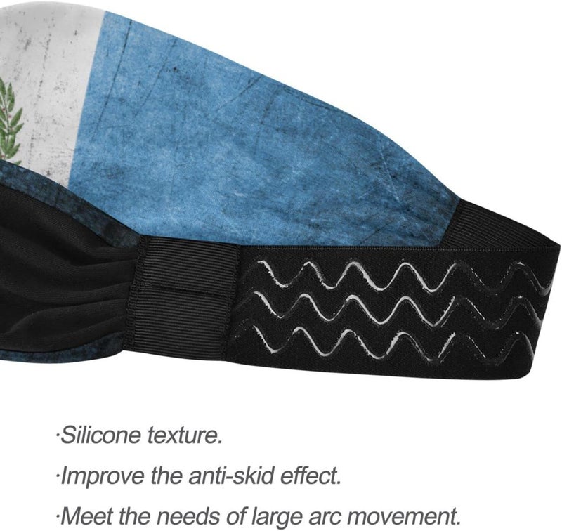 Vcmaluco Sports Sweatbands Headband for Men Women Elastic Headband Hair Bands Sports Sweatbands for Basketball Yoga Exercise Workout - Image 5